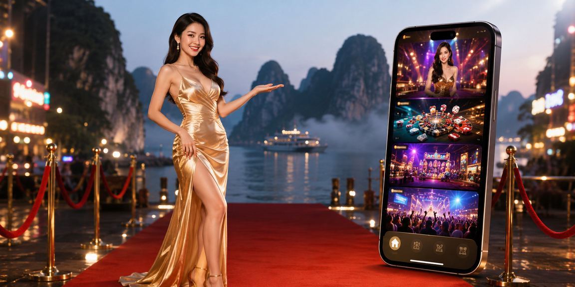 Người dùng tại Hạ Long truy cập casino mobile trên điện thoại